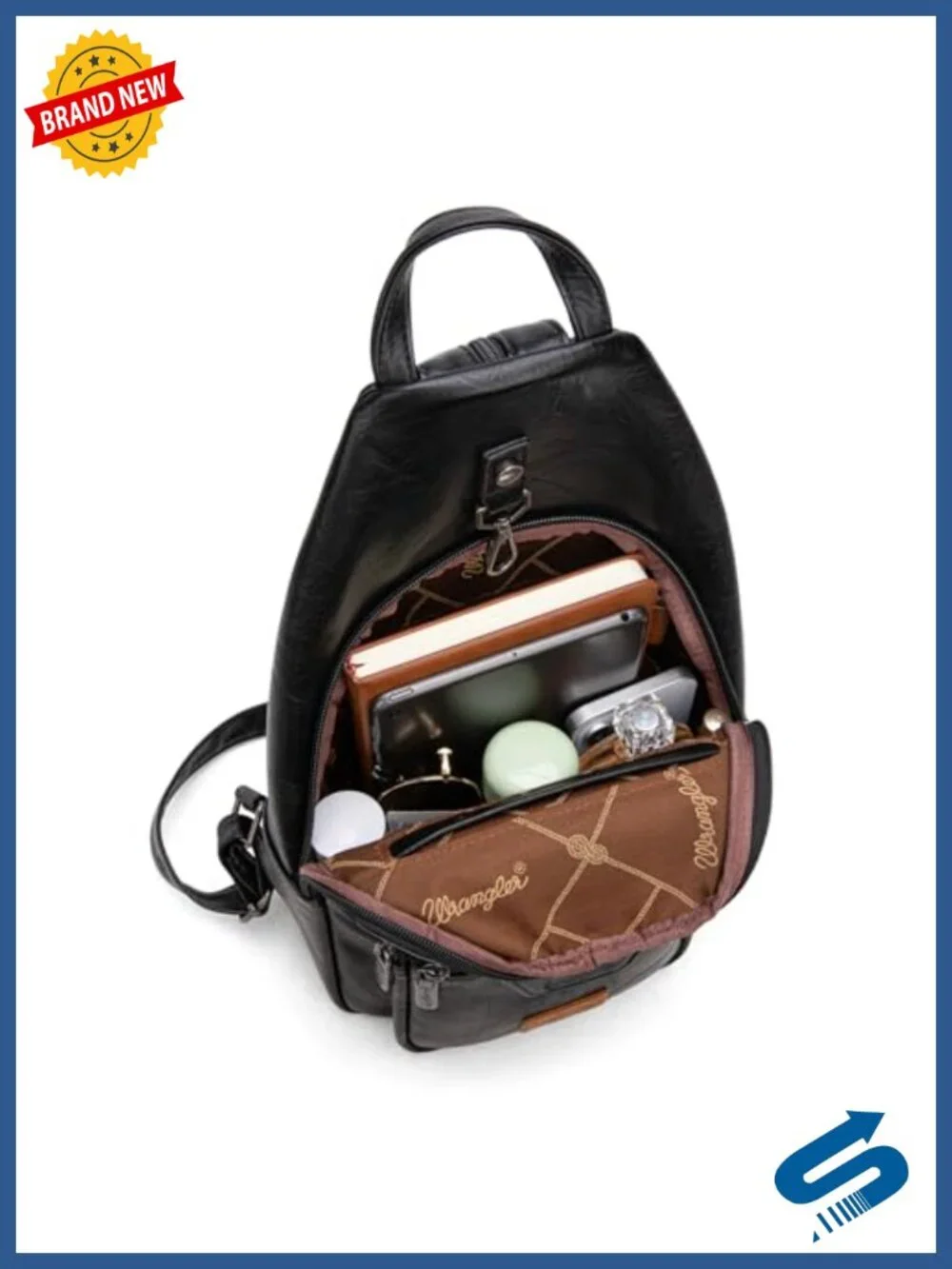 Convertible Sling Backpack Shoulder Purse Adjustable Strap Fashion Backpack